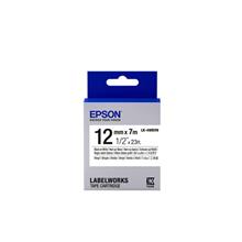 Epson LK-4WBVN  Vinil Beyaz Üzeri Siyah 12mm 7Metre Etiket