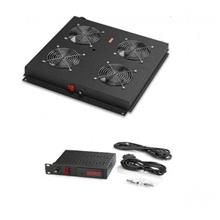 Lande LN-FAN-THD-4FFS-BL 4 lü Fan Modülü Dijital Termostat switch Dikili tip Sınıfı için