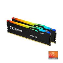 Kingston KF560C30BBEAK2-64TR Beast RGB Expo 64GB DDR5 6000MHz CL30 Masaüstü Performans Ram Kit (2x32GB)
