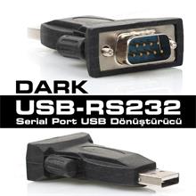 DARK DK-AC-USB2RS232 USB 2.0-RS232 SERİ PORT DÖNÜŞTÜRÜCÜ