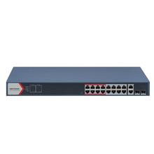 Hikvision DS-3E1318P-EI 16Port 10/100 2xGBit Combo Yönetilebilir PoE 230W Switc