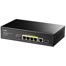 Cudy Gs1005Pts1 5 Port 10/100/1000 Yönetilemez +1 Port Gb. 1 Sfp (1Gb) Desktop (4 Port Poe+) 120W Switch