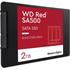 WD Red SA500, WDS200T2R0A, 2TB, 560/530, SERVER ve NAS için Enterprise, 2,5" SATA, SSD