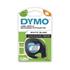 Dymo S0721660 Letratag Plastik Etiket 12 mm X 4 Metre Beyaz 91201 