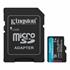 Kingston SDCG4/1TB 1TB MicroSDXC Canvas Go Plus Gen4 200MB-s A2 U3 V30 Card + ADP Hafıza Kartı