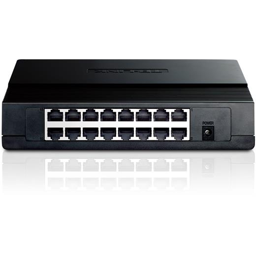 TP-LINK TL-SF1016D 16 PORT 10/100 PLASTİK KASA SWITCH 