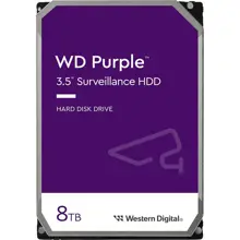 8 TB WD 3.5 PURPLE SATA3 5640RPM 256MB 7/24 GUVENLIK WD85PURZ (3 YIL RESMI DIST GARANTILI) 