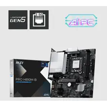 MSI PRO H810M-B DDR5 6400MHZ 1XHDMI 1XDP 1XM.2 MATX 1851P (INTEL ULTRA PROCESSORS SERIES 2) 