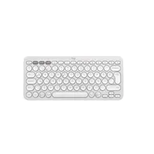 LOGITECH K380S PEBBLE KEYS 2 ÇOKLU CİHAZ ÖZELLİKLİ BLUETOOTH TÜRKÇE Q KLAVYE BEYAZ 920-011860 